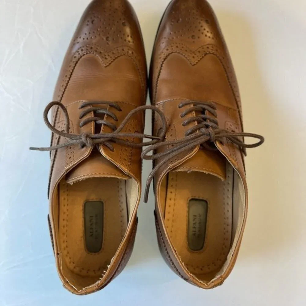 Alfani Leather Oxford Shoes - Size 9.5